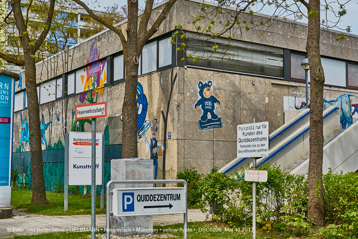 11.05.2017 - Abrissbaustelle Quiddezentrum in Neuperlach